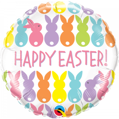Happy Easter Bunny Foil Balloon