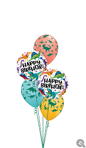 Happy Birthday Dinosaur Balloon Bouquet