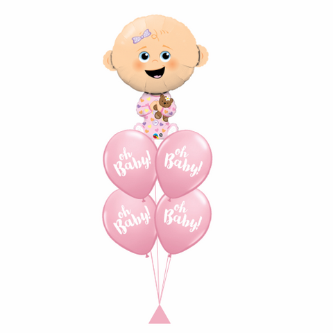 Oh Baby! Baby Girl Balloon Bouquet