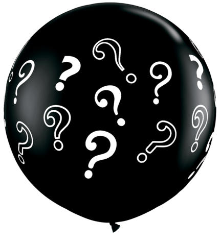 Gender Reveal Question Mark Balloon