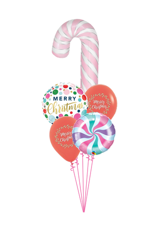 Merry Christmas Candy Cane Bouquet