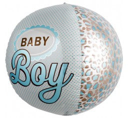 Baby Boy 3D Round Foil Balloon