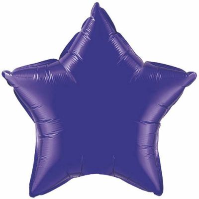 Quartz Purple Star Foil Balloon