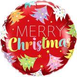 Merry Christmas Trees Foil Balloon
