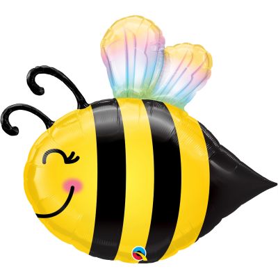 Cute Bee Balloon - Helium Inflated Foil Balloon