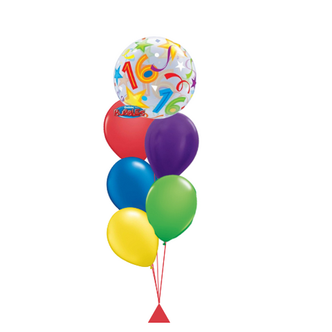 Colourful Bubble Birthday Bouquet (Age 16, 40, 50 Available)