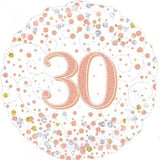 30 Fizz Rose Gold Foil Balloon