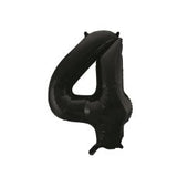 Number 4 Black Megaloon (86cm)