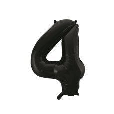 Number 4 Black Megaloon (86cm)
