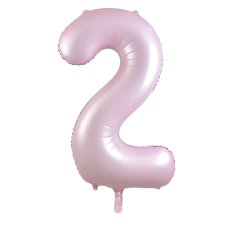 Matte Pastel Number 2 Pink Megaloon Balloon (86cm)