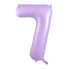 Matte Pastel Number 7 Lilac Megaloon Balloon (86cm)