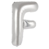 Letter F Silver Megaloon Balloon