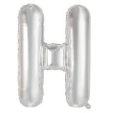 Letter H Silver Megaloon Balloon