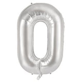 Letter O Silver Megaloon Balloon