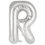 Letter R Silver Megaloon Balloon