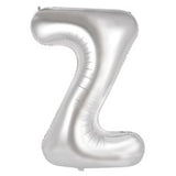 Letter Z Silver Megaloon Balloon