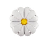 White Daisy Flower Shape Foil Balloon