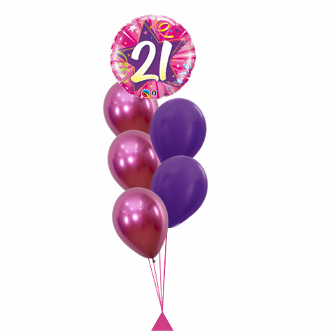 Age Pink Star Bouquet (Age 21, 40 , 60 Available)