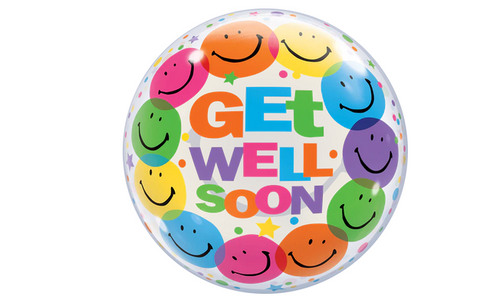 Get Well Smiley Bubble