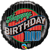 Happy Birthday Dad Foil Balloon