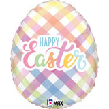 Pastel Happy Easter Egg Foil Balloon