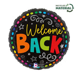 Welcome Back Colourful Foil Balloon