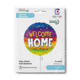 Welcome Home Stars and Streamers Foil Balloon
