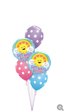 Get Well Soon Rainbow Sunshine Balloon Bouquet