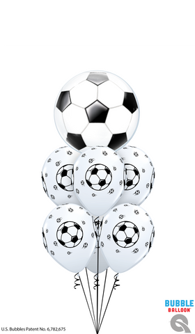 Soccer Soccer Soccer Balloon Bouquet