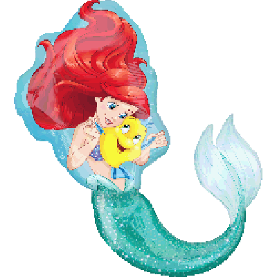 Disney Princess Ariel Shape Foil Balloon