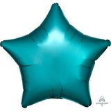 Satin Luxe Jade Star Foil Balloon