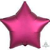 Satin Pomegranate Star Foil Balloon