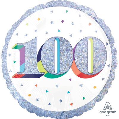 Here's to 100 Foil Balloon