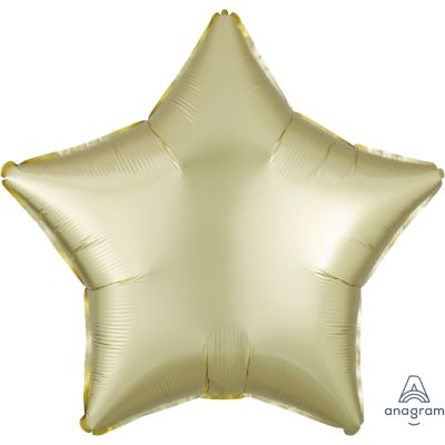 Pastel Yellow Star Foil Balloon