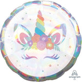 Unicorn Sweet Face Foil Balloon