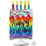 Colourful Cake Balloon Shape