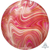 Red & Gold Orbz Balloon