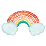 Retro Rainbow Clouds Shape Foil Balloon
