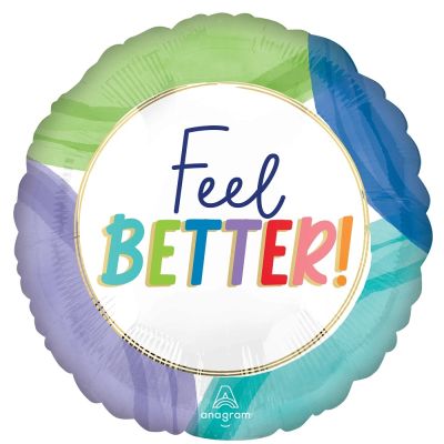 Cutout Collage Feel Better Foil Balloon (45cm)