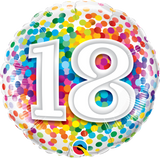 Age Birthday Confetti Balloon Gift ( Age 18, 30, 50, 60, 70, 80, 100 Available)