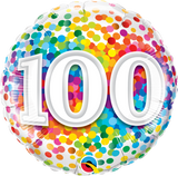 Age Birthday Confetti Balloon Gift ( Age 18, 30, 50, 60, 70, 80, 100 Available)