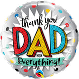 Thank You Dad for Everything! Foil Balloon
