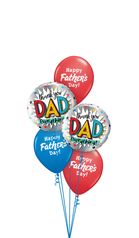 Thank You Dad for Everything Balloon Bouquet