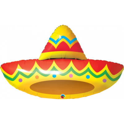 Sombrero Hat Shape Foil Balloon