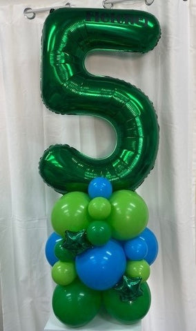 Single Number Balloon Marquee