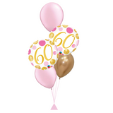 Pretty in Pink Age Balloon Bouquet (Age 16 - 70 Available)