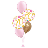 Pretty in Pink Age Balloon Bouquet (Age 16 - 70 Available)