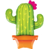 Cartoon Cactus Shape Foil Balloon