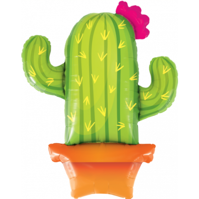 Cartoon Cactus Shape Foil Balloon
