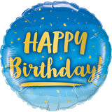 Blue or Pink Birthday Balloon Stand